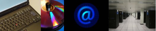Computertastatur, DVD, @-Zeichen, Serverraum Computertastatur, DVD, @-Zeichen, Serverraum
